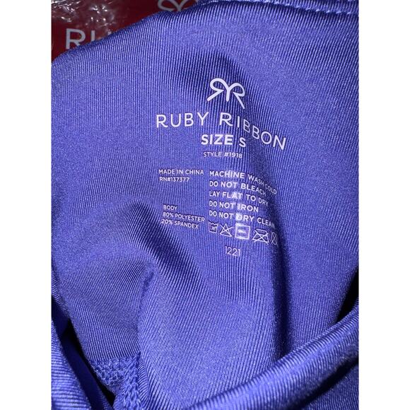 Brand New Ruby Ribbon Women's Size Small Sport Ankle Leggings Shaping - Picture 10 of 12